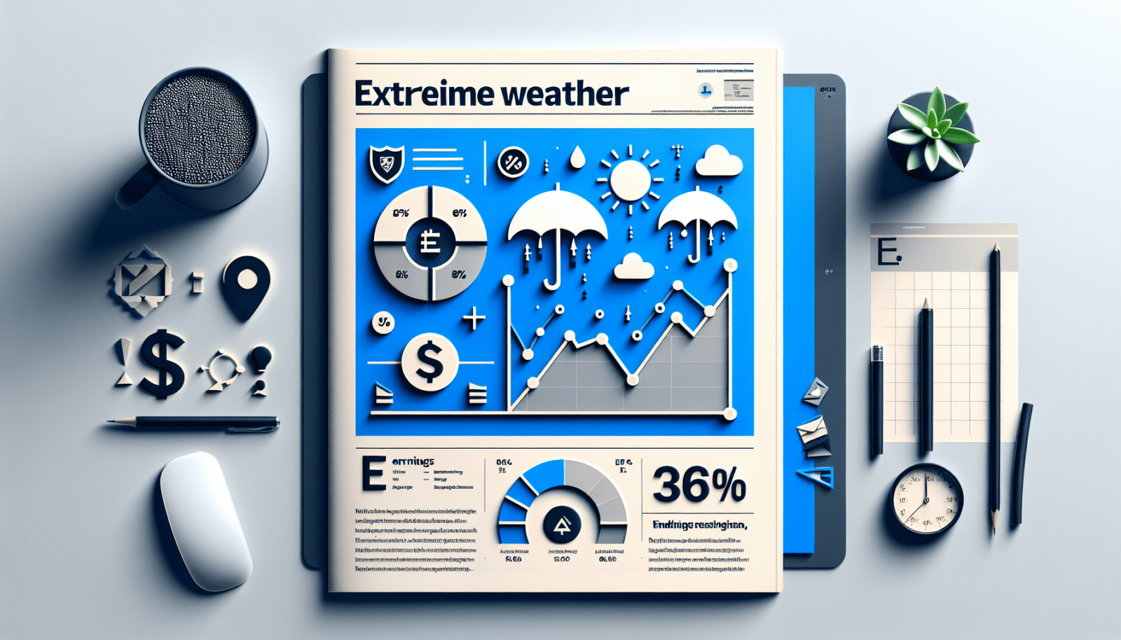 Bild für Ergebnisbericht der Münchener Rück vor dem Hintergrund der extremen Wetterkapriolen